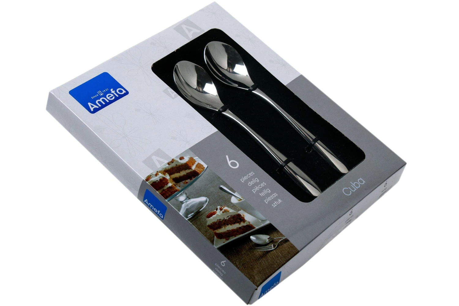 Amefa Cuba 1120 Teelöffel 6 Stück 6 Amefa Cuba 1120 Teelöffel 6 Stück – Bild 4