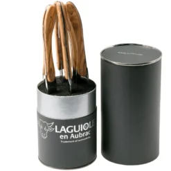 Laguiole En Aubrac Ecir Steakmesserset 6-teilig Olivenholz -Koch Klingen Verkaufsgeschäft AU6MC99Z42L 08 laguiole en aubrac scaled