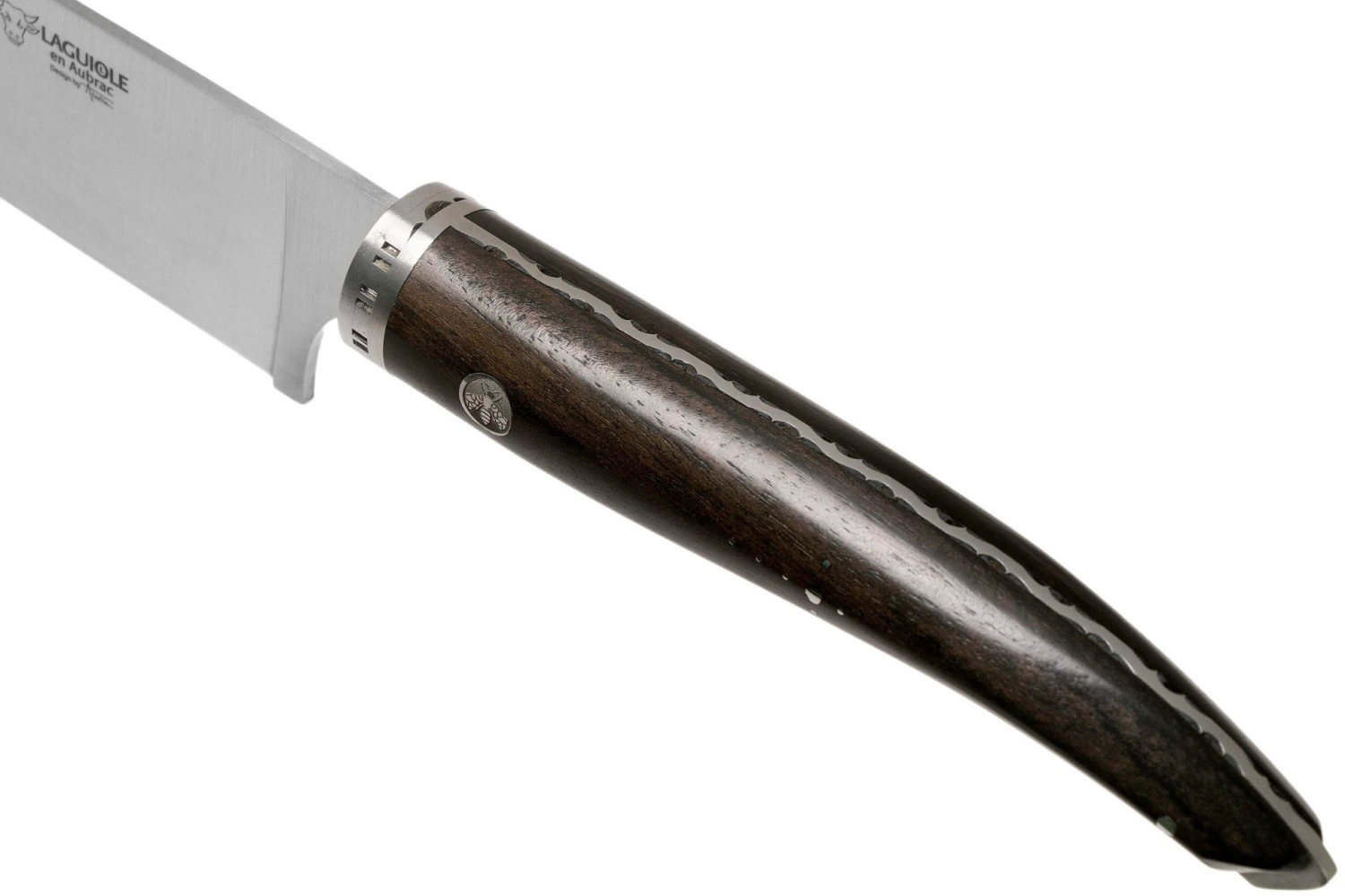 Laguiole En Aubrac Gourmet CGO20EBI Kochmesser Ebenholz 20 Cm 7 Laguiole En Aubrac Gourmet CGO20EBI Kochmesser Ebenholz 20 Cm – Bild 5