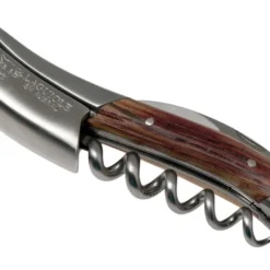 Laguiole En Aubrac Kellnermesser Eichenolz Getränkt Mit Rotwein