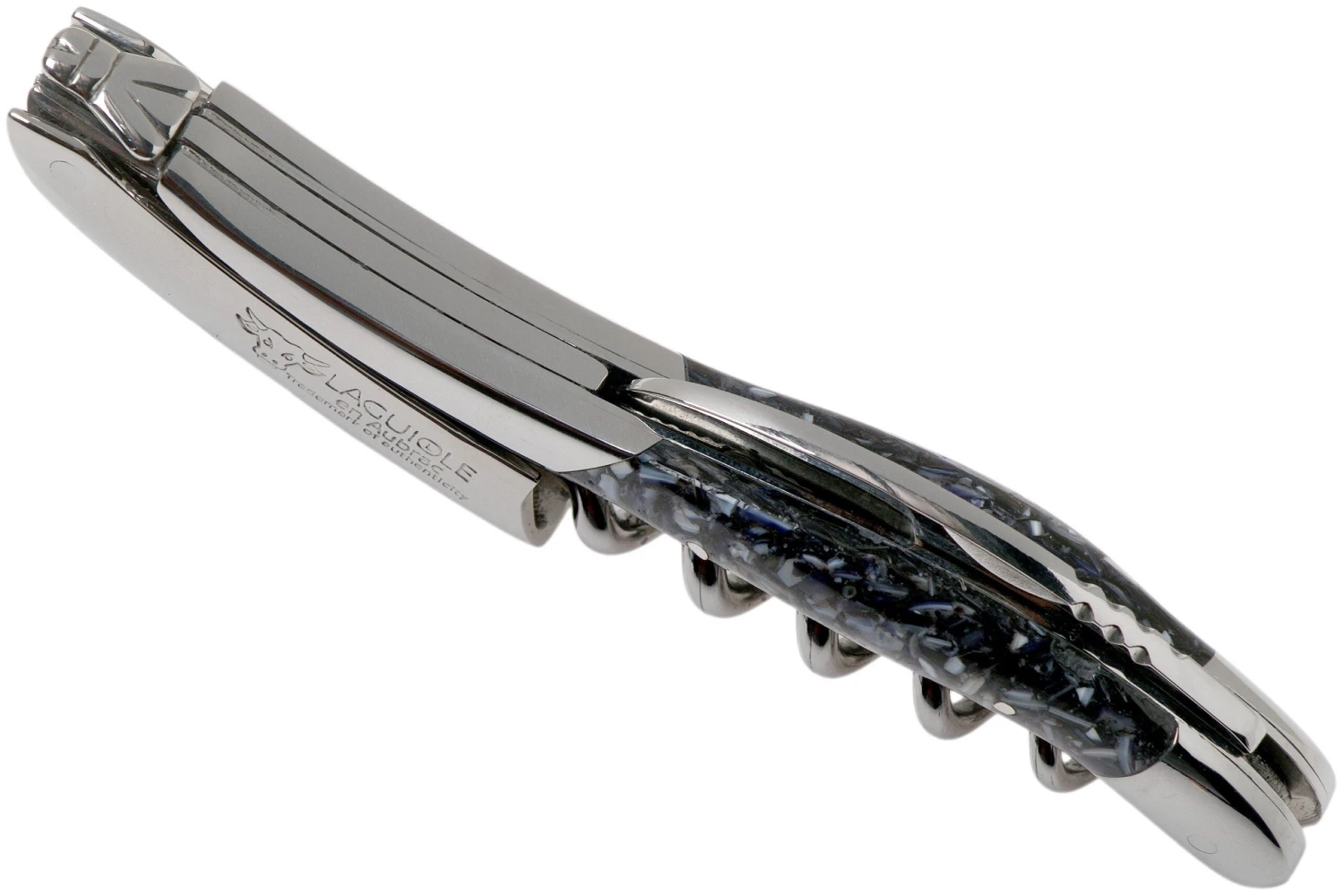 Laguiole En Aubrac SOM99CQHI Sommeliermesser Muschelschale 6 Laguiole En Aubrac SOM99CQHI Sommeliermesser Muschelschale – Bild 4