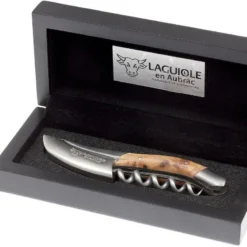 Laguiole En Aubrac Sommeliermesser Wachholderholz -Koch Klingen Verkaufsgeschäft AUSOM99GEI LSB1 05 laguiole en aubrac sommeliermes ausom99gei lsb1 05