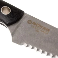 Böker 130281, Saga Brotmesser, Stonewash Finish -Koch Klingen Verkaufsgeschäft BO130281 04 boker saga bo130281 04
