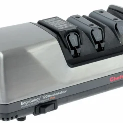 Chef's Choice CC120 Messerschärfer, Gebürstetes Metall -Koch Klingen Verkaufsgeschäft CC22CC120 12 04 chefs choice cc120 slijpmachine geborsteld metaal cc22cc120 12 d4