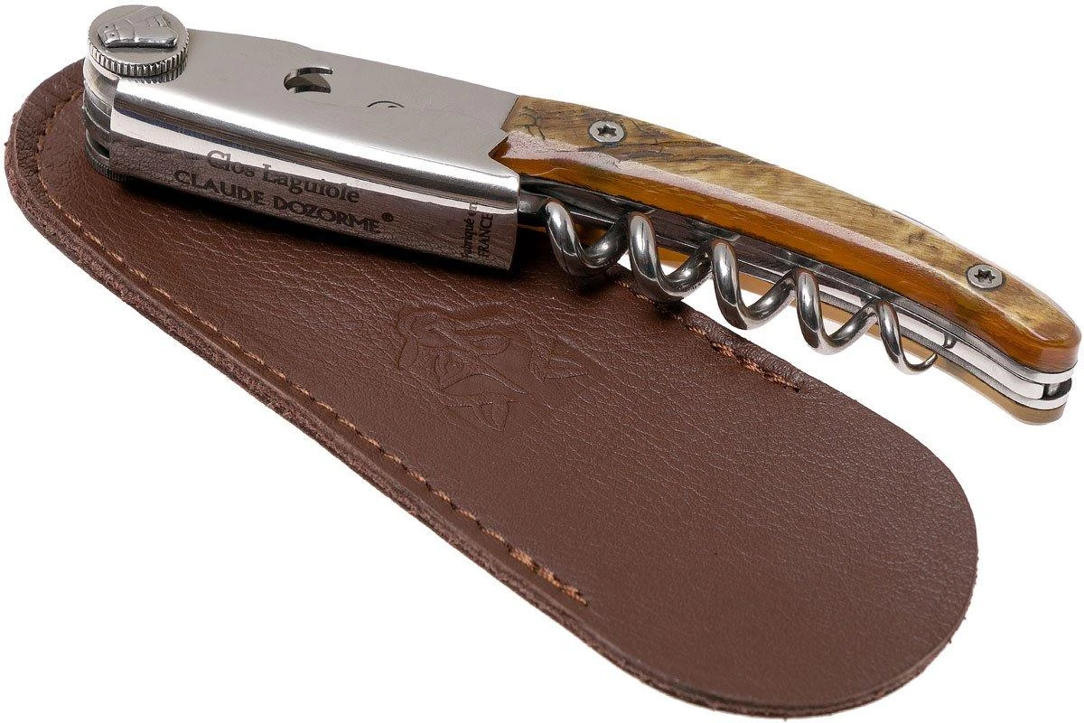 Claude Dozorme Clos Laguiole Kellnermesser, Widderhorn 7 Claude Dozorme Clos Laguiole Kellnermesser, Widderhorn – Bild 5