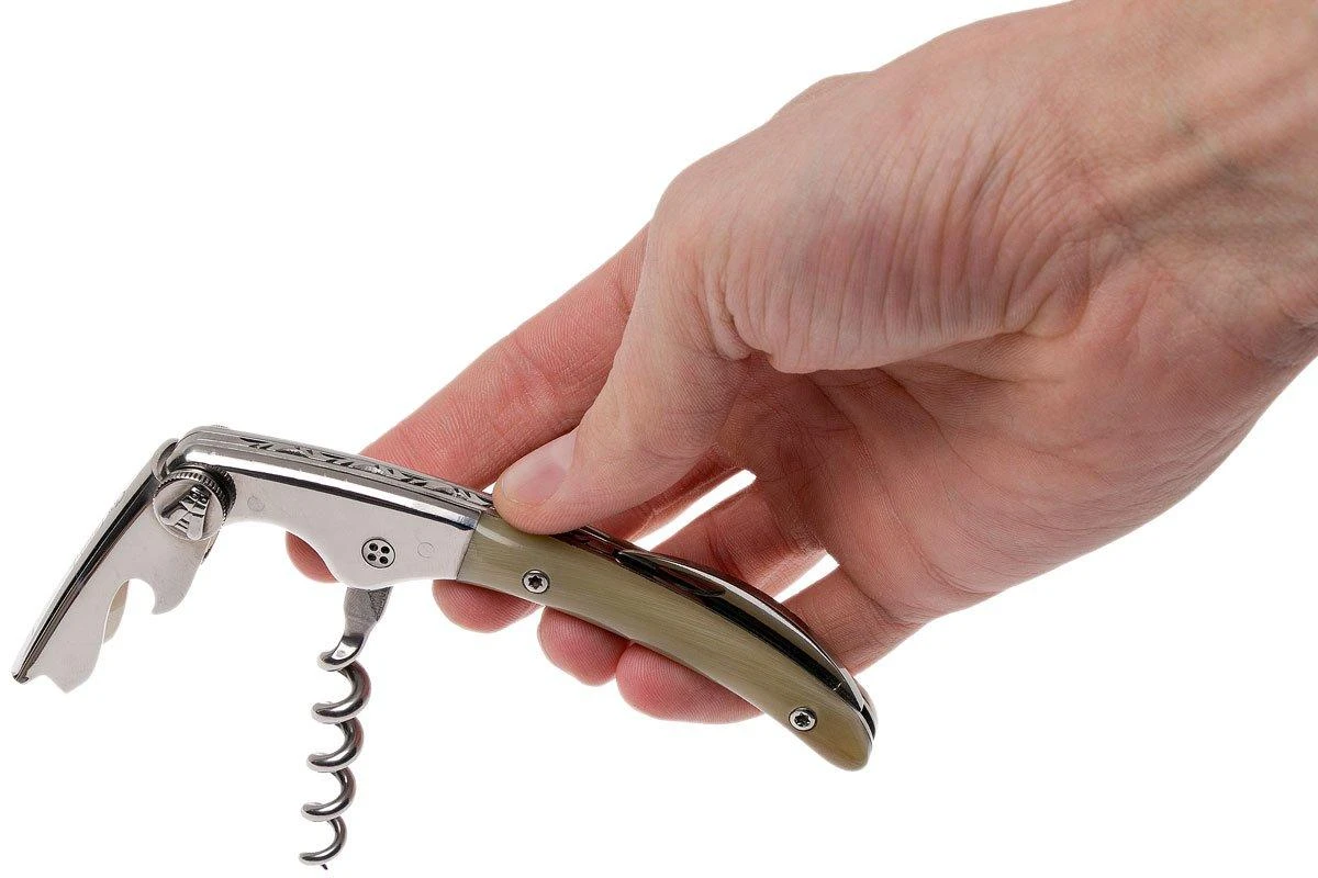 Claude Dozorme Clos Laguiole Kellnermesser, Hornspitze 8 Claude Dozorme Clos Laguiole Kellnermesser, Hornspitze – Bild 6