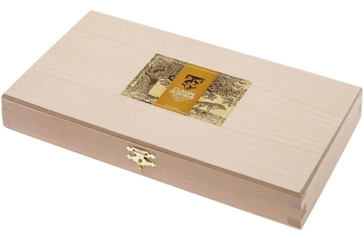 Claude Dozorme Laguiole Steakmesserset 6-teilig Ohne Bolster, Olivenholz 10 Claude Dozorme Laguiole Steakmesserset 6-teilig Ohne Bolster, Olivenholz – Bild 8