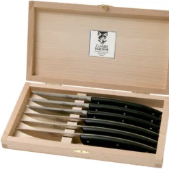 Claude Dozorme Le Thiers Steakmesserset 6-teilig, Matt, Schwarz -Koch Klingen Verkaufsgeschäft CD2 90 001 90M 06 claude dozorme scaled