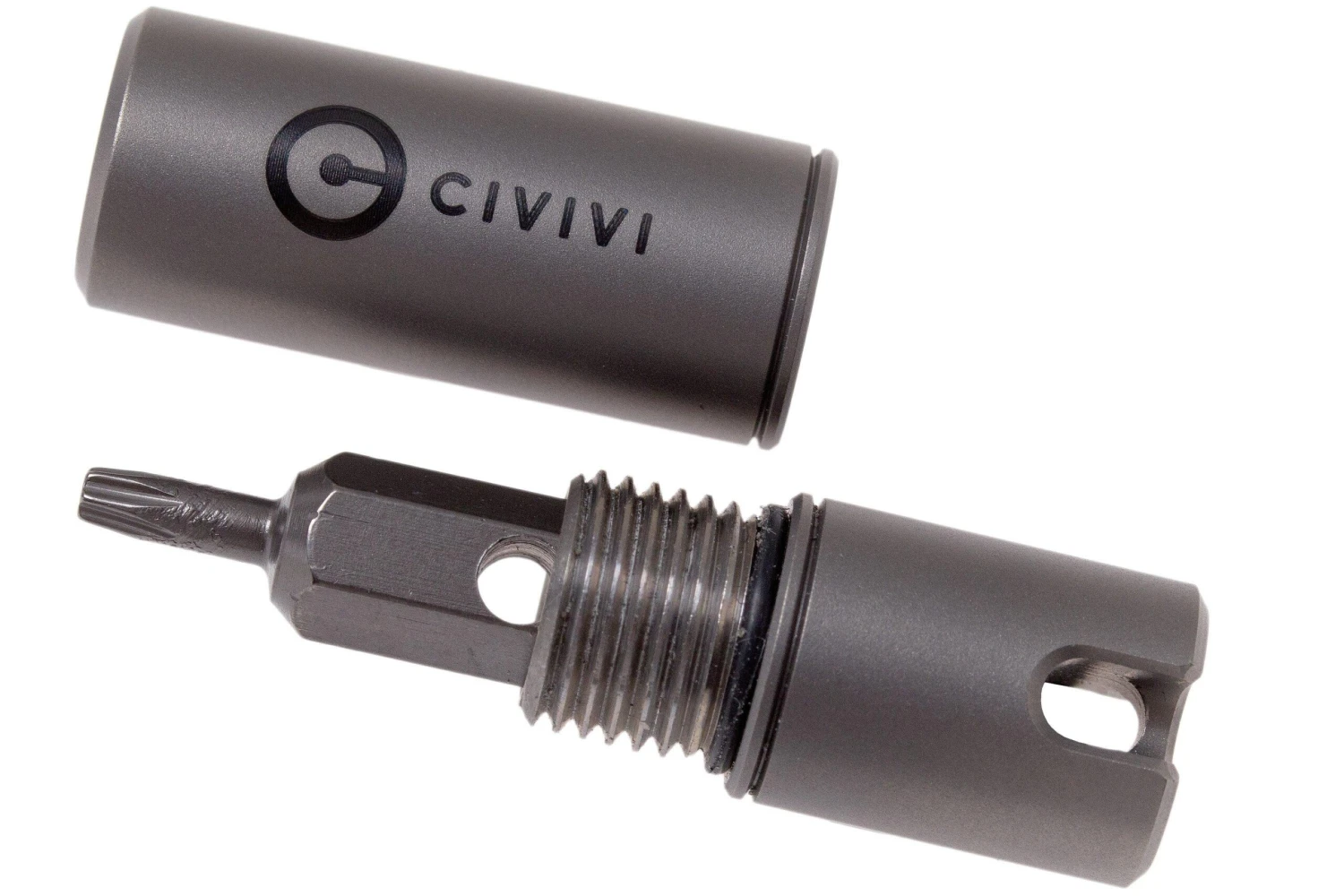 Civivi C20048-1 Key Bit Container Grau Titan 3 Civivi C20048-1 Key Bit Container Grau Titan