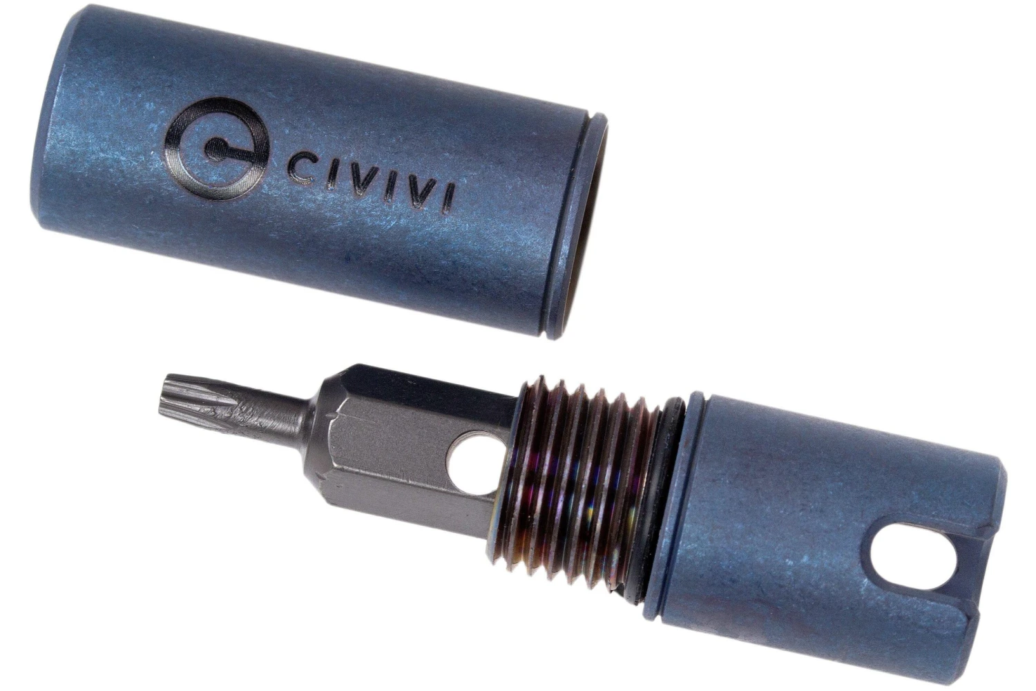 Civivi C20048-3 Key Bit Container Blau Titan 3 Civivi C20048-3 Key Bit Container Blau Titan
