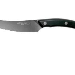 Due Cigni Arne Line Steakmesser Mit Wellenschliff 11 Cm, Schwarz