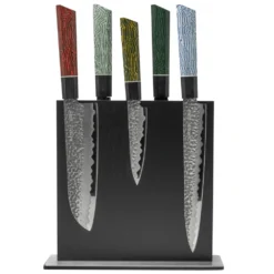 Eden Elements 2001-S03, 6-teiliges Messerset Inklusive Magnetischem Messerblock