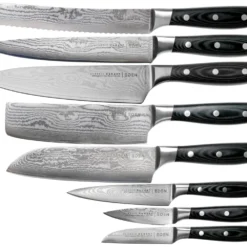 Eden Classic Damast 2030-S08, 8-teiliges Messerset