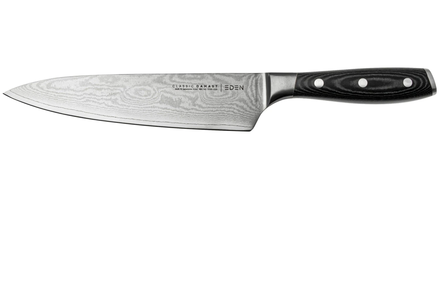 Eden Classic Damast 2030-S08, 8-teiliges Messerset 9 Eden Classic Damast 2030-S08, 8-teiliges Messerset – Bild 7