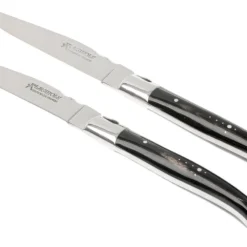 Fontenille Pataud 2-tlg. Steakmesserset Büffelhorn -Koch Klingen Verkaufsgeschäft FPLTC2PCN 05 fontenille pataud fpltc2pcn steakmessenset buffel d5
