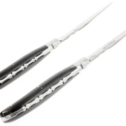 Fontenille Pataud 2-tlg. Steakmesserset Büffelhorn -Koch Klingen Verkaufsgeschäft FPLTC2PCN 08 fontenille pataud fpltc2pcn steakmessenset buffel d8