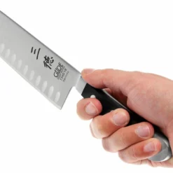 Güde Santoku Mit Kullen, 1546/18 -Koch Klingen Verkaufsgeschäft GU1546 18 05 gude alpha santoku met kuiltjes gu1546 18 d5