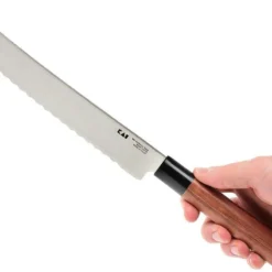 Kai Shun Seki Magoroku Redwood Brotmesser 0225B 22,5 Cm -Koch Klingen Verkaufsgeschäft KAMGR 0225B 07 kai shun seki magoroku redwood kamgr 0225b 07