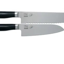 Kai Tim Mälzer Kamagata Monster Set TMK-SB22, 2-teiliges Messerset Santoku Und Brotmesser + Kochbuch -Koch Klingen Verkaufsgeschäft KATMK SB22 03 kai shun scaled
