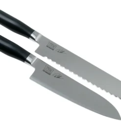 Kai Tim Mälzer Kamagata Monster Set TMK-SB22, 2-teiliges Messerset Santoku Und Brotmesser + Kochbuch -Koch Klingen Verkaufsgeschäft KATMK SB22 04 kai shun scaled