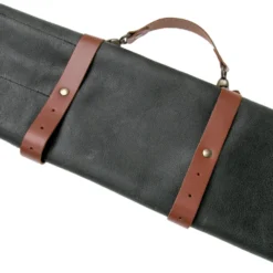 Knivesandtools Messertasche Leder Utah Black 45x47 -Koch Klingen Verkaufsgeschäft KNKB340141 5 02 knivesandtools scaled