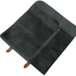 Knivesandtools Messertasche Leder Utah Black 45x47 -Koch Klingen Verkaufsgeschäft KNKB340141 5 03 knivesandtools scaled