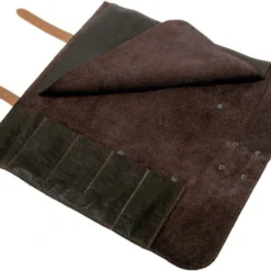 Knivesandtools Messertasche Leder Utah Choco 45x47 -Koch Klingen Verkaufsgeschäft KNKB340152 5 03 knivesandtools tas knkb340152 5 03