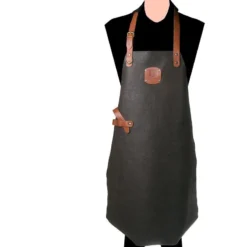 Knivesandtools Lederschürze Utah Choco 82cm