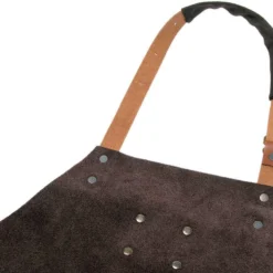 Knivesandtools Lederschürze Utah Choco 82cm -Koch Klingen Verkaufsgeschäft KNSA340152 82 03 knivesandtools schort knsa340152 82 03