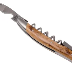 Forge De Laguiole SOMGE2 Kellnermesser, Mattiertes Wacholderholz -Koch Klingen Verkaufsgeschäft LASOMGE2 03 forge de laguiole lasomge2 03