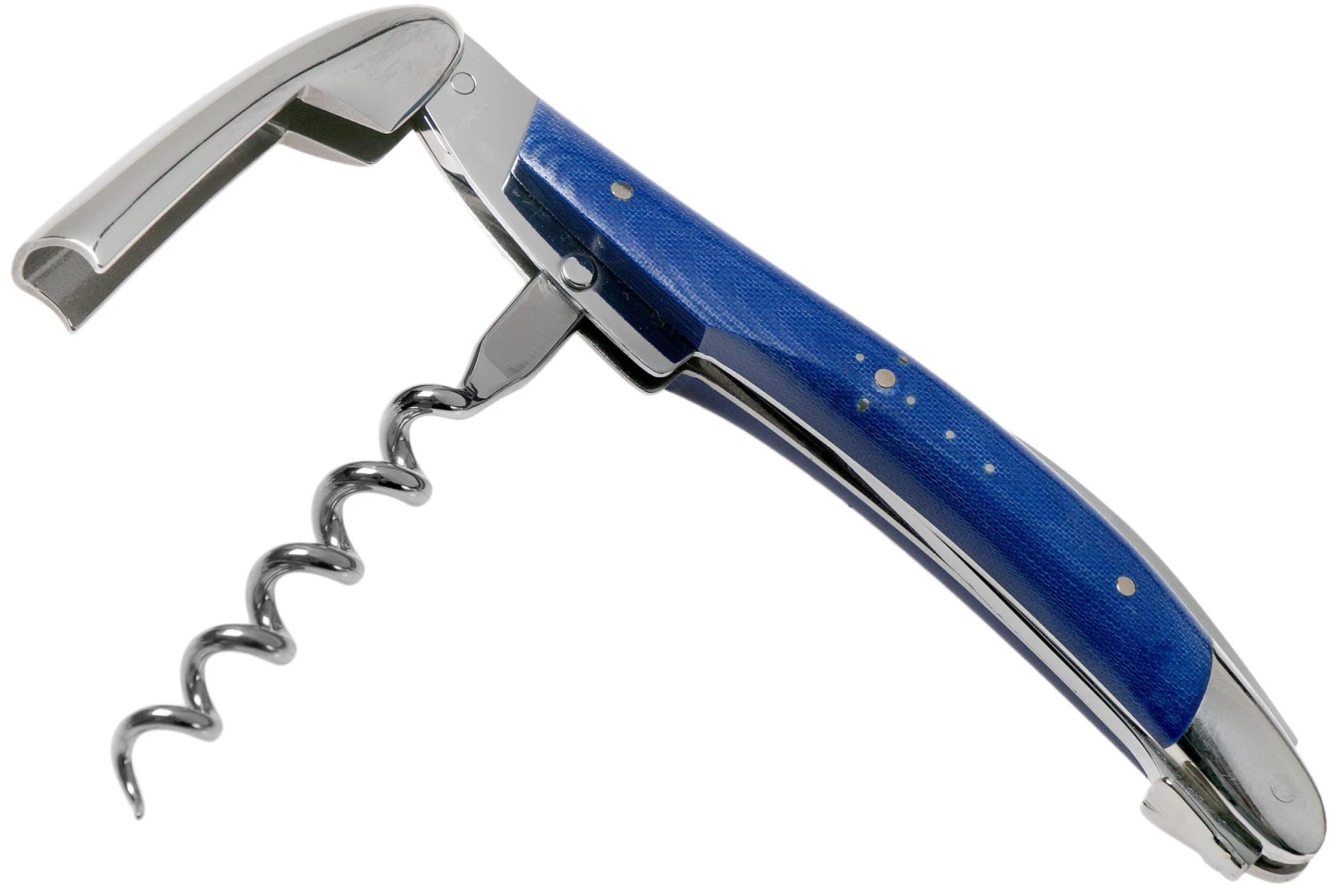 Forge De Laguiole SOMTCBLE Blaues Kellnermesser 4 Forge De Laguiole SOMTCBLE Blaues Kellnermesser – Bild 2