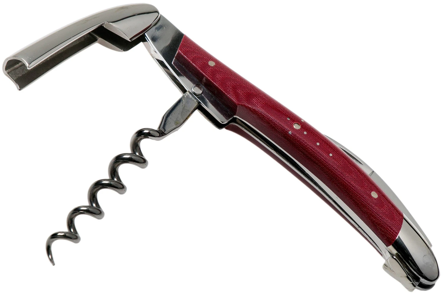 Forge De Laguiole SOMTCBOR Bordeauxrotes Kellnermesser 4 Forge De Laguiole SOMTCBOR Bordeauxrotes Kellnermesser – Bild 2