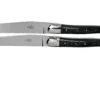 Forge De Laguiole T22MINTCNOI Schwarz Micarta Poliert 2-teiliges Steakmesserset -Koch Klingen Verkaufsgeschäft LAT22MINTCNOI 01 forge de laguiole scaled