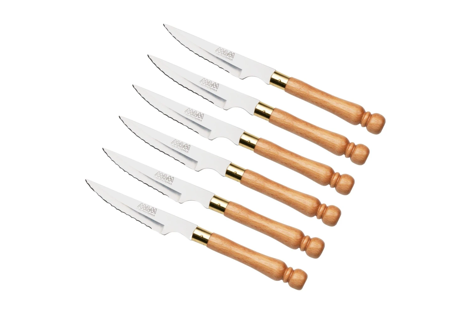 MAM Table Knife 1110-K, 6-teiliges Steakmesser-Set 3 MAM Table Knife 1110-K, 6-teiliges Steakmesser-Set