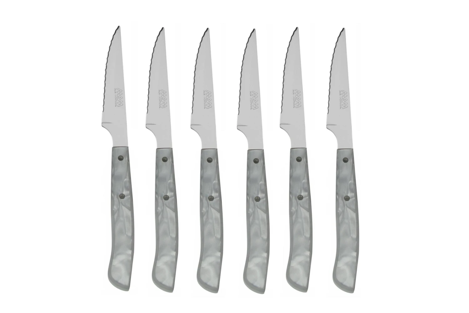 MAM Iberico Pearl 14036-K,6-teiliges Steakmesser-Set 3 MAM Iberico Pearl 14036-K,6-teiliges Steakmesser-Set