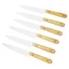 Nontron Traditional Set Of 6 Kitchen Knives, T6OF12RBU 6-teiliges Messerset 1 Nontron Traditional Set Of 6 Kitchen Knives, T6OF12RBU 6-teiliges Messerset -Koch Klingen Verkaufsgeschäft NNT6OF12RBU 01 nontron scaled
