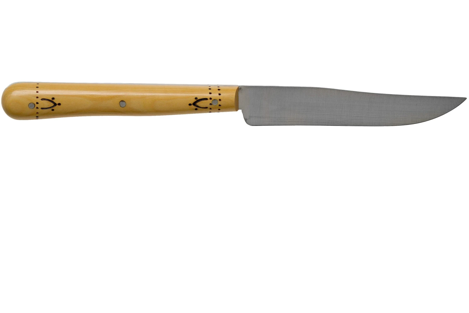 Nontron Traditional 6-teiliges Steakmesserset, Buchsbaumholz, T6OFRYBU 5 Nontron Traditional 6-teiliges Steakmesserset, Buchsbaumholz, T6OFRYBU – Bild 3