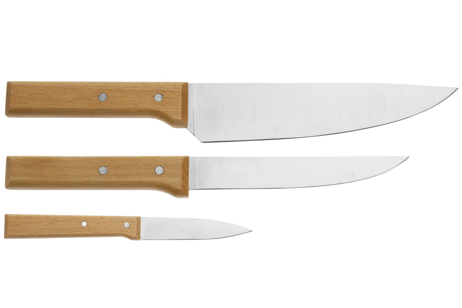 Opinel Trio Parrallèle OP001838, 3-teiliges Messerset 4 Opinel Trio Parrallèle OP001838, 3-teiliges Messerset – Bild 2