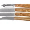 Opinel 002163 Les Essentiels Olivenholz-Schälset -Koch Klingen Verkaufsgeschäft OP002163 01 opinel op002163 01