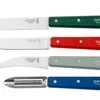 Opinel Les Essentiels Du Cuisinier 002576, 4-teiliges Schälmesserset 2 Opinel Les Essentiels Du Cuisinier 002576, 4-teiliges Schälmesserset -Koch Klingen Verkaufsgeschäft OP002576 01 opinel scaled