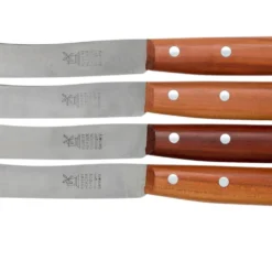 Robert Herder Buckels Set Von 4 Frühstücksmessern, Pflaumenholz, Carbon