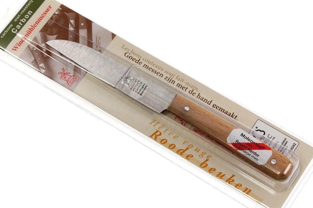 Robert Herder Schälmesser Straight Classic Long, Rotbuche, 8,5 Cm 9 Robert Herder Schälmesser Straight Classic Long, Rotbuche, 8,5 Cm – Bild 7