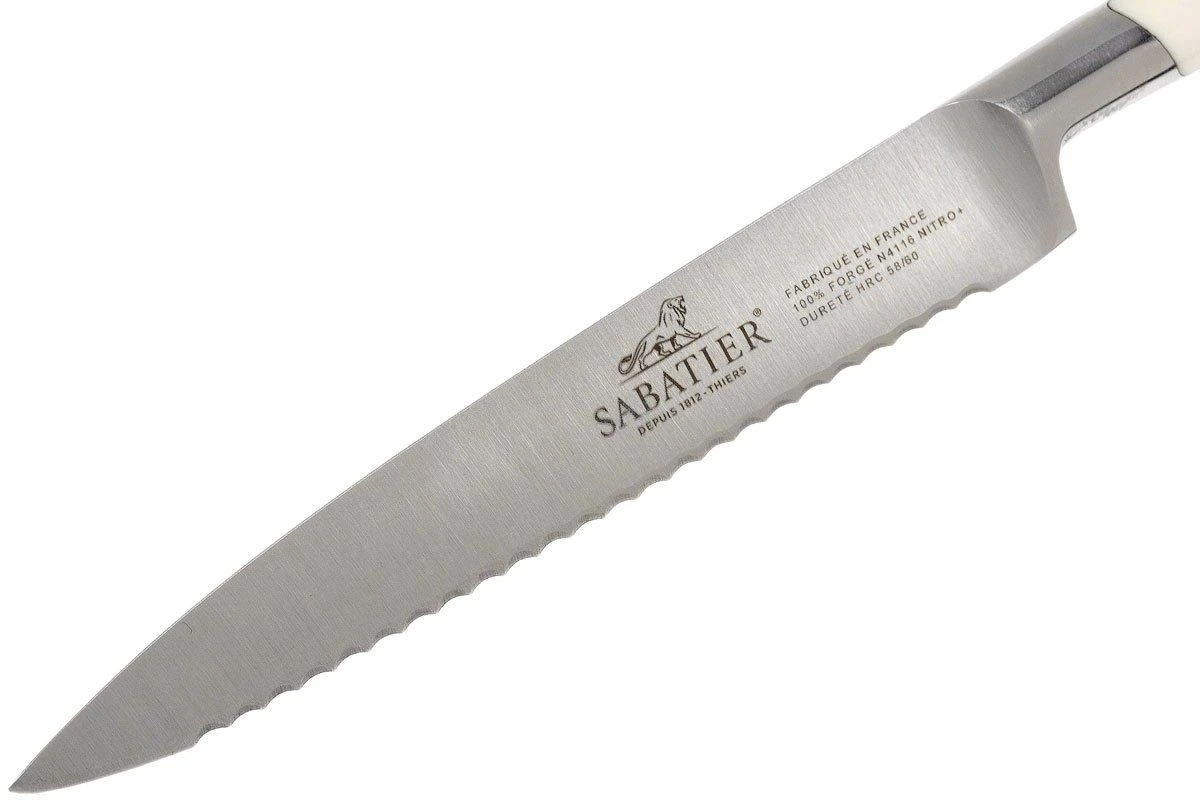 Lion Sabatier Edonist Perle Universalmesser Mit Wellenschliff 12 Cm, Weiß, 807381 5 Lion Sabatier Edonist Perle Universalmesser Mit Wellenschliff 12 Cm, Weiß, 807381 – Bild 3