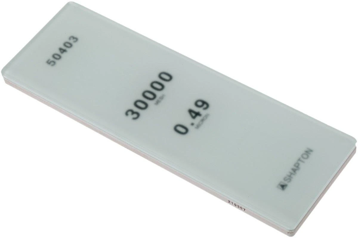 Shapton Glass Stone HR Korn 30000 Nano Fine 0.49 Micron Schleifstein, 50403 4 Shapton Glass Stone HR Korn 30000 Nano Fine 0.49 Micron Schleifstein, 50403 – Bild 2