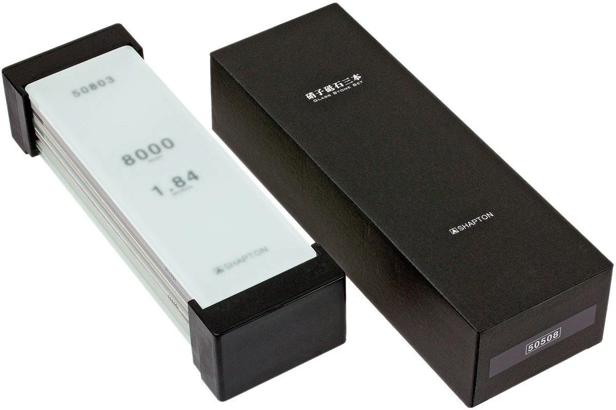 Shapton Glass Stone Schleifsteinset Körnung 1000, 3000 Und 8000, 50508 6 Shapton Glass Stone Schleifsteinset Körnung 1000, 3000 Und 8000, 50508 – Bild 4