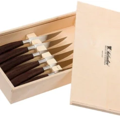 Saladini 6-teiliges Steakmesserset 23 Cm, Wenge -Koch Klingen Verkaufsgeschäft SL4001PW6 03 saladini sl4001pw6 03