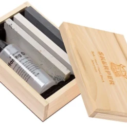 Skerper Arkansas Deluxe Schleifset NAHK03, Soft/Hard/Hard Black Arkansas