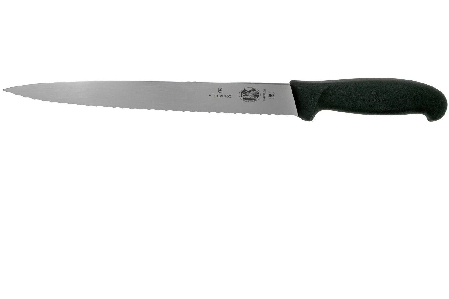 Victorinox Fibrox Fleischmesser Mit Wellenschliff, 25 Cm 3 Victorinox Fibrox Fleischmesser Mit Wellenschliff, 25 Cm