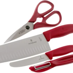 Victorinox SwissClassic 6.7131.4G Küchengarnitur, 4-teilig, Rot -Koch Klingen Verkaufsgeschäft VT6 7131 4G 03 victorinox scaled
