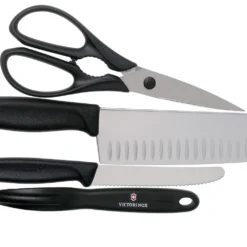 Victorinox SwissClassic 6.7133.4G Küchengarnitur, 4-teilig, Schwarz -Koch Klingen Verkaufsgeschäft VT6 7133 4G 02 victorinox scaled
